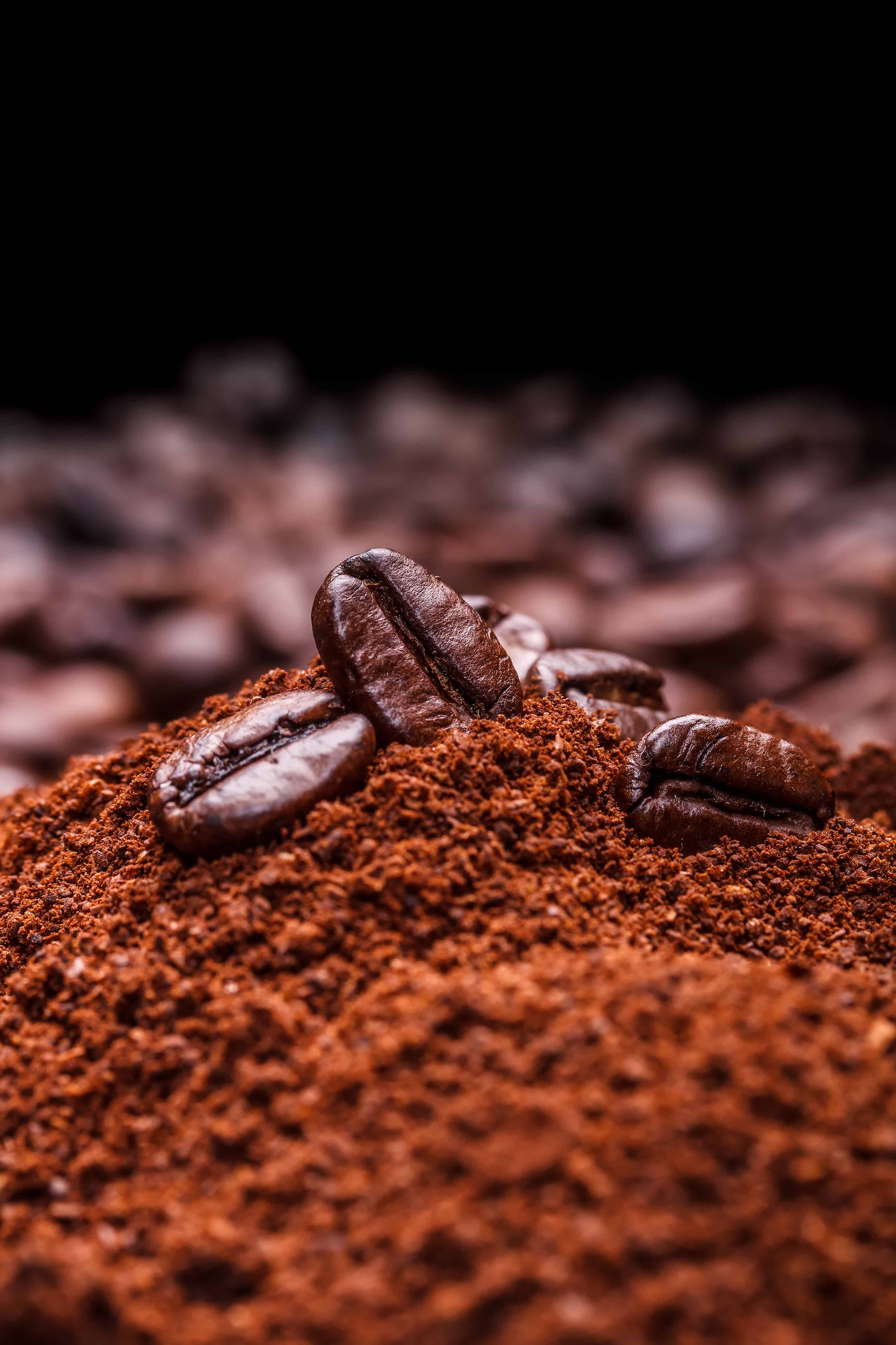 Freshly roasted ground Himalayan coffee from Nepal, vacuum sealed, single origin